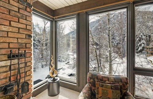 Aspen House | Chateau Roaring Fork Unit 29, Sunny, Corner Condo with River Views