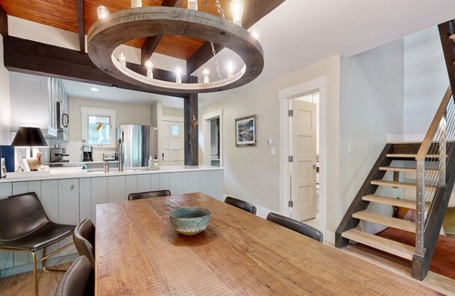 Vail House | Colorful Riverfront Chalet with Shared Pool and Hot Tub - Close to Ski Slopes