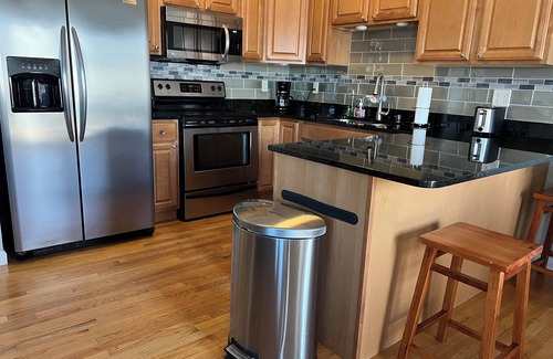 Lake George House | Delightful Lake George Village Rental Just Steps from Million Dollar Beach