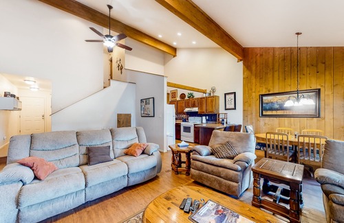 Pagosa Springs Condo | Dog-friendly condo with fireplace & entertainment - close to skiing, lakes