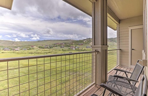 Silvercreek Apartment | Granby Condo with Balconies, Mtn Views and Pool Access!