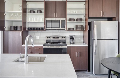 Five Points Apartment | Luxe Five Points 2BR w/ Roof Deck & Gym, walk to RiNo bars, by Blueground