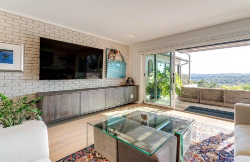 Sky Forest House | Luxe Mid-Century Austin Home with Canyon Views