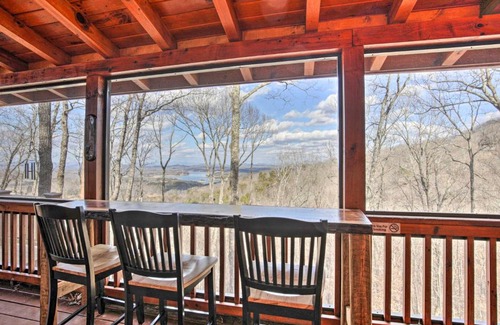 Blue Ridge House | Mountain Top Cabin with Lake View, Games and Hot Tub!