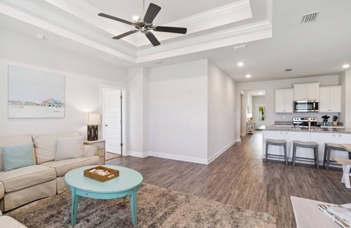 Port St. Joe House | New Listing! Falling Star Retreat is a 4BA/2BA coastal home, just 900 feet to the beach!