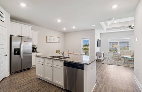 Port St. Joe House | New Listing! Falling Star Retreat is a 4BA/2BA coastal home, just 900 feet to the beach!