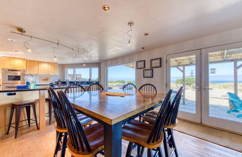 Rockaway Beach House | Oceanfront, dog-friendly beach house with game room & plenty of room