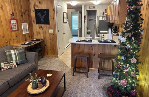 Snowshoe House | Shamrock w2 queen beds. Pet friendly and Ski out. You’ll feel lucky!