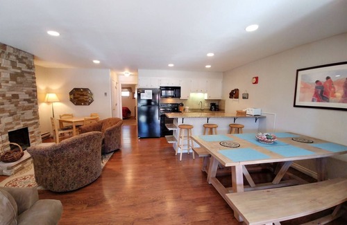 Red River Condo | Ski View 4 Columbine - In Town - On Main Street - WiFi - Cable - Outdoor Patios