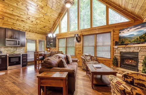 Black Bear Falls Cabin | Smoky Mountain Escape,$685 Free Attractions Tickets per paid day, Dollywood Inc
