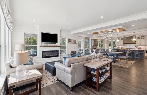Isle of Palms House | Stunning Home! Pool, Theater Room, Steps to Beach - 3 46th Avenue