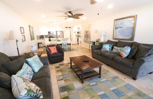 Crescent Beach Apartment | Stunningly Remodeled Ocean Front Unit w/HUGE Kitchen and Living Room on the