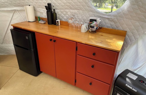 Mingoville Apartment | The Bellefonte Campground presents: The Yurt with sauna I 1 Bedroom Yurt experience