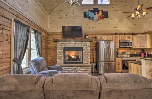 Chalet Village North Cabin | 'The Phoenix' Cabin w/Hot Tub in Gatlinburg!