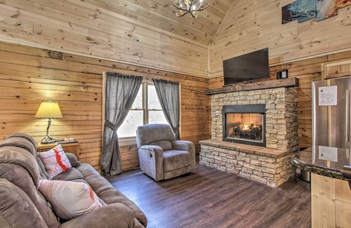 Chalet Village North Cabin | 'The Phoenix' Cabin w/Hot Tub in Gatlinburg!