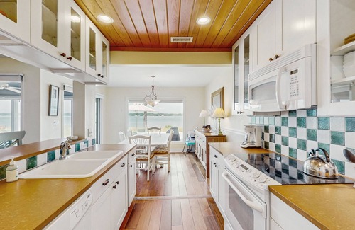 South Beach House | Waterfront Vacation Home with Pool & Huge Deck - Walk to Beach