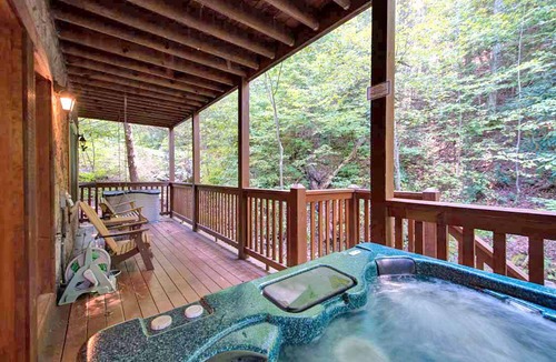 Black Bear Falls Cabin | 115 m² Cabin ∙ 2 bedrooms ∙ 8 guests