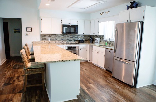 Port St. Joe House | 120’ of BEACHFRONT BEAUTY! Best Gulf Front Location by State Park, 1 floor!
