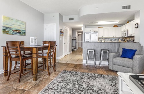 Panama City Beach Condo | 1PM Early Check In! Beachfront! Walk to Pier Park! Beach Chair Service included