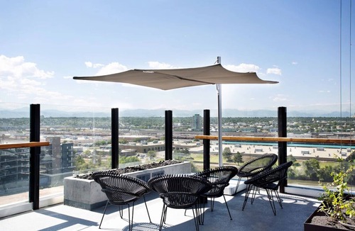 River North Art District Hotel | 2 Queen Mountain View: The Source Hotel, Plush Mattresses, Rooftop Pool, 2 Units