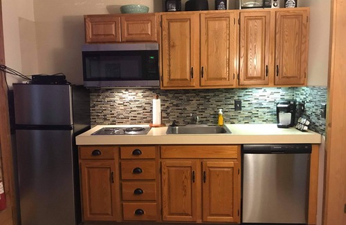 Mancelona Condo | 2bdrm sleeps 6. KING bed! Pool, Wifi, Fireplace, Steps to pink lift!