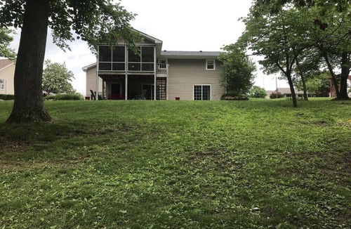 Cadiz House | 3 bedroom/2 full bath lakefront home with gentle slope to private covered dock