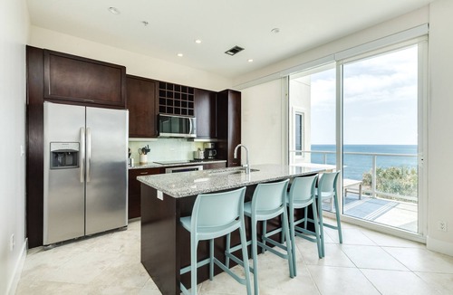 Galveston Condo | 4th Floor Beachfront Condo - Elevator, Private Balcony, POOL, Lazy River & more