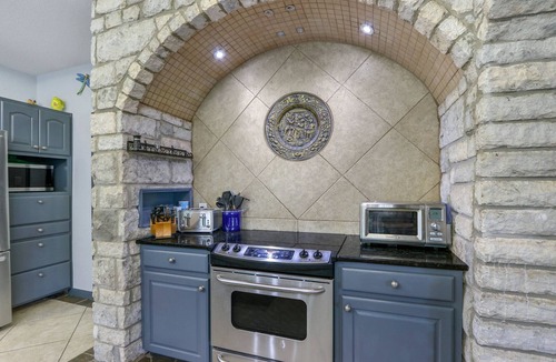 Spring Branch House | 5BR Fantasy Castle | Hot Tub, River Access, Media Room, Pond