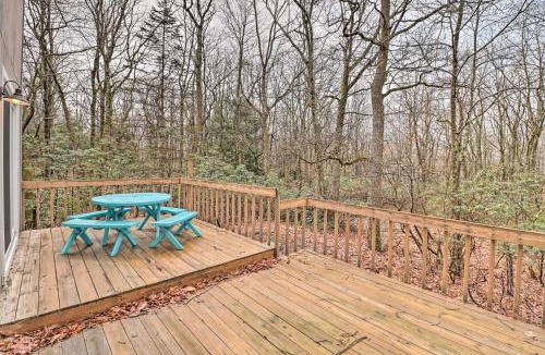 Jim Thorpe House | about 1 Mi to Lake Secluded Poconos Home with Decks