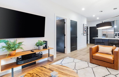 West End House | Astra | Modern Midtown Retreat with Pool, Gym, & Steps to Dining & Broadway