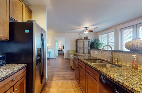 Red Fish Cove Condo | Bayside dog-friendly condo w/views, pool & hot tub - walk to beach & Beach Club