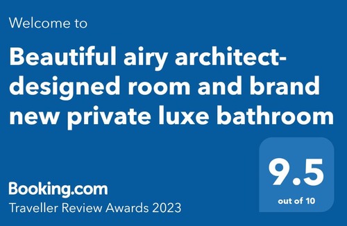 Greater Wilshire - Hancock Park House | Beautiful airy architect-designed room and brand new private luxe bathroom