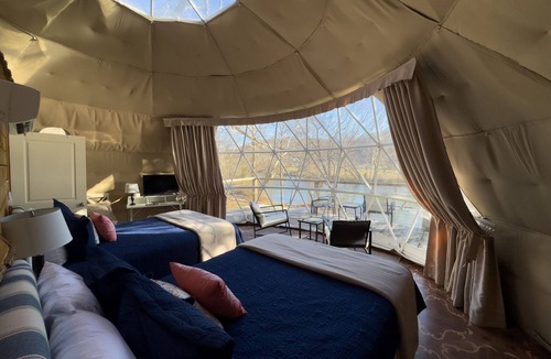 Sutton Apartment | Beautiful Views of the Elk River in the Walnut Glamping Dome!