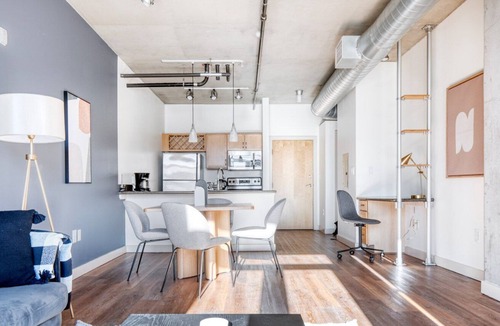 Ballpark Apartment | Bright LoDo 2BR w/ W/D, Roof & Gym, nr Coors Field, by Blueground