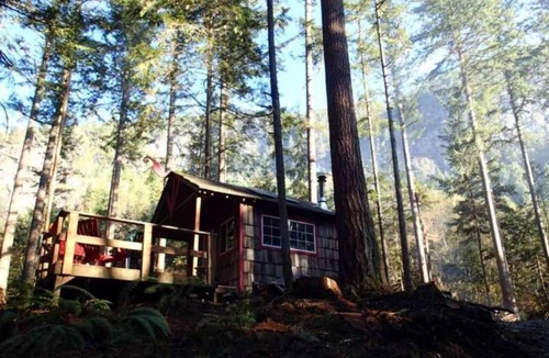 Lime Kiln Cabin | Cabin and adjacent tent site