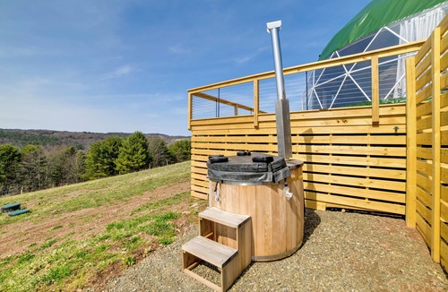 Franklin Apartment | Catskills Glamping at ‘The Deer Dome’ in Franklin!