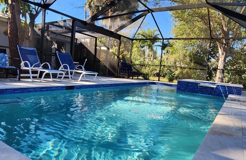 Central Naples Villa | Charming 4-bedroom plus den villa with pool and spa near the beach and downtown.
