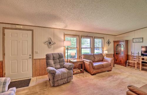 Burdett House | Charming Burdett Home with Grill, Gazebo and Yard