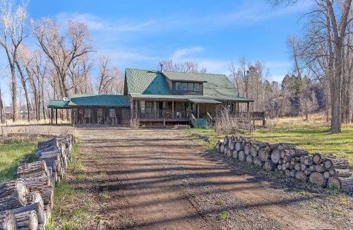 Chama House | Charming Country 4BR Retreat with Riverfront Views cabin