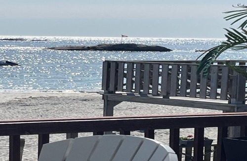 Minot House | Charming! Direct ocean front house on private Minot beach in Scituate Sleeps 11.