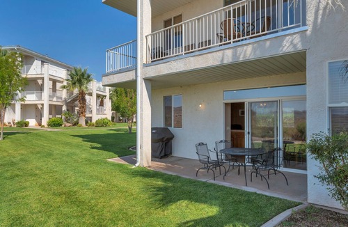 St. George Condo | Clean, Spacious lst Floor End Unit Las Palmas w/Great Views