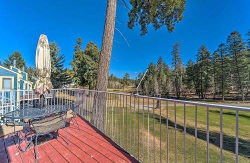 Cloudcroft House | Cloudcroft Townhome with Deck - 1 Mi to Burro Ave!