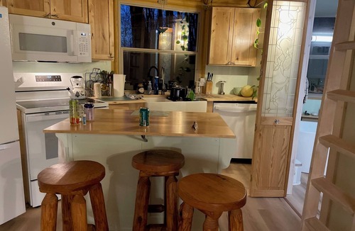 Truxton Cabin | Come visit our magical yurt. Nestled in the woods.