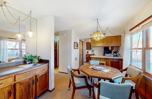 Angel Fire Condo | Comfortable condo with mountain views, patio, & easy ski access