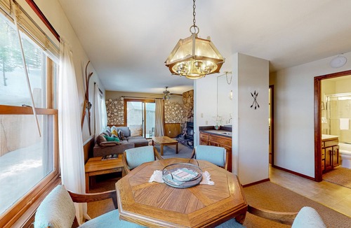 Angel Fire Condo | Comfortable condo with mountain views, patio, & easy ski access