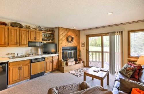 Mancelona Apartment | Condo on First Green with Deck at Schuss Mountain!