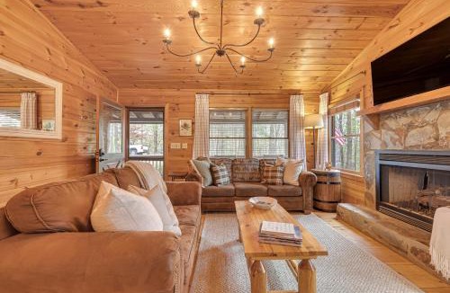 Blue Ridge House | Cozy Cabin in Private Location with Hot Tub and Grill!