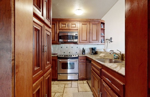 Vail Condo | Cozy condo with fireplace, pool & hot tub - steps to ski shuttle