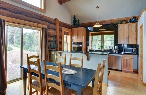 Buena Vista Cabin | Creekside Log Cabin- conveniently located and direct creek access