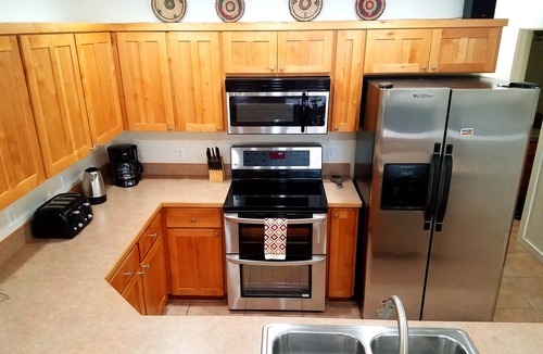 Moab South Valley House | Desert Getaway features 3 bed, 2.5 bath, 2 car garage & close to pool! Condo 5A7